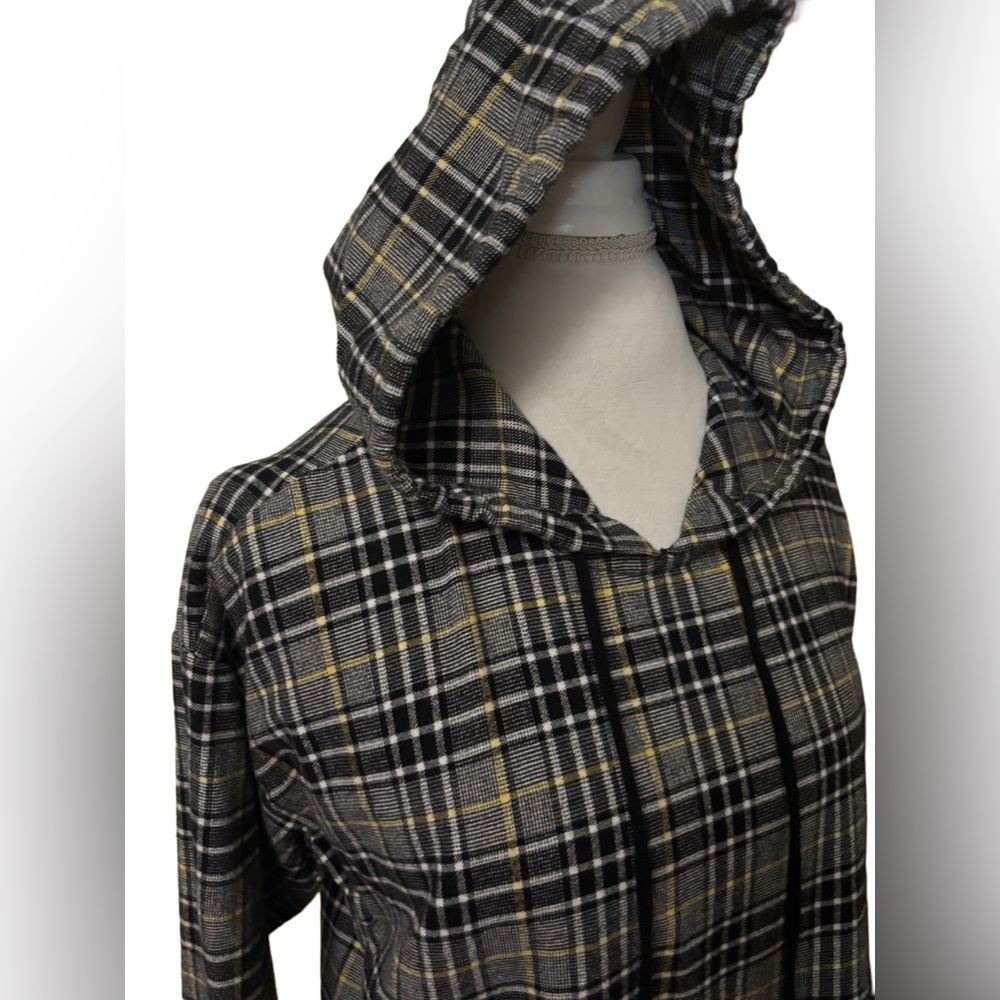 Hot Topic Flannel Hoodie Size M - Picture 2 of 7